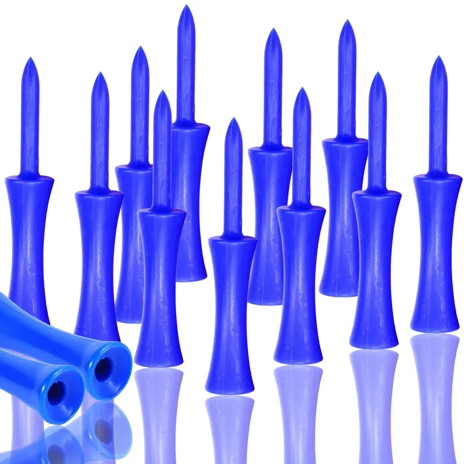 50 Pack Golf Tees Plastic Step Colored BulkGolf Tees Castle for Golfer Practice 250403