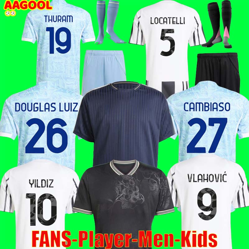 25 26 YILDIZ OPENDA BREMER soccer jerseys 2025 2026 J.DAVID football shirt THURAM CAMBIASO KOOPMEINERS VLAHOVIC men kids Kit top F.CONCEICAO E.ZHEGROVA player