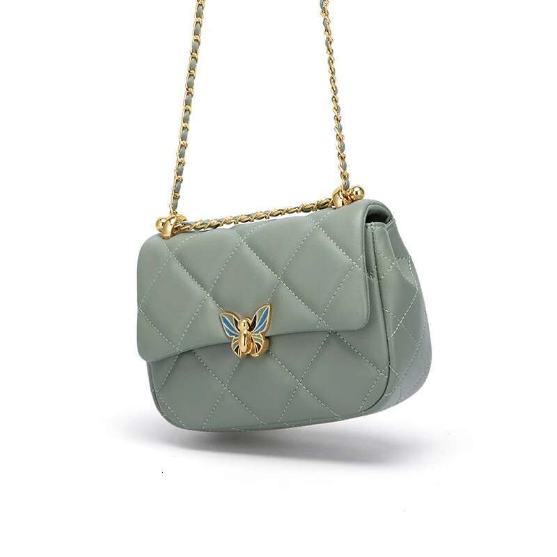 Cnoles Women Dia Chain Crossbody Small Square Leather Handbags Purse Shoulder Messenger Bag