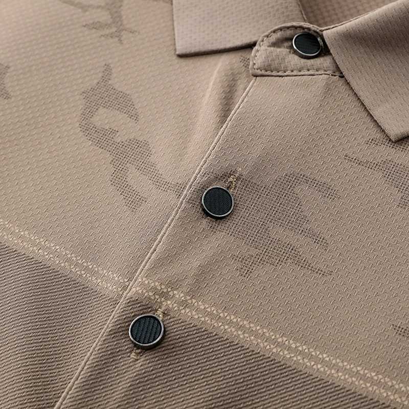 Polo shirt fashion brand high-quality casual and comfortable mens T-shirt W250403