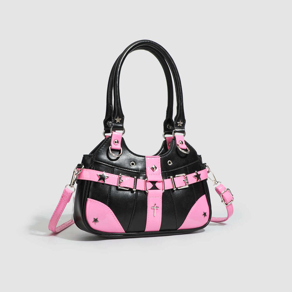 2D Fashion New Y2K Millennial Hot Girl Large Capacity Transparent Badge Pain Versatile Student Crossbody Bag