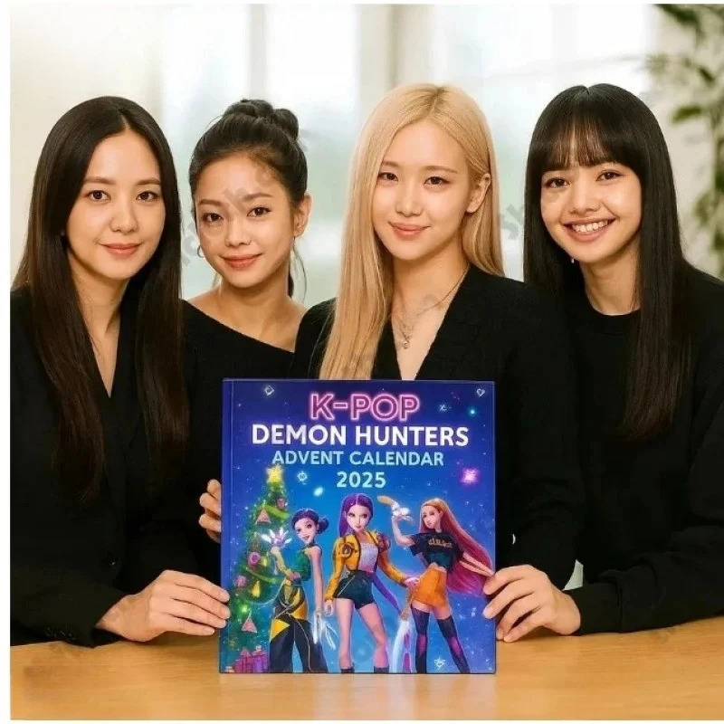 K-pops Demons Hunters Advent Calendar Anime Rumi Mira Zoey Tiger Christmas 24 Days Countdown Advent Calendar Birthday Gift 251104
