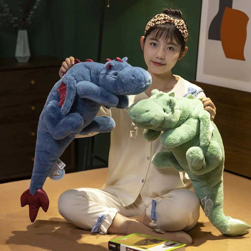 90-150cm Giant Flying Dragon Plush Doll Pillow White Snow Dragon Pterosaur Plush Toy Soft Stuffed Animal Doll Kid GiftXJ251104