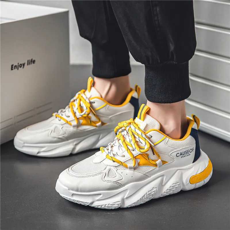 Fashionable mens sports shoes breathable short and fat sports shoes mens casual shoes height increase dad shoes thick soled mens fashion trend Z250403