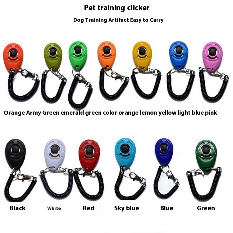 Pet Trainer Sound Toys With Straight Oval Shaped Horn Dog Clicker Portable Speaker
