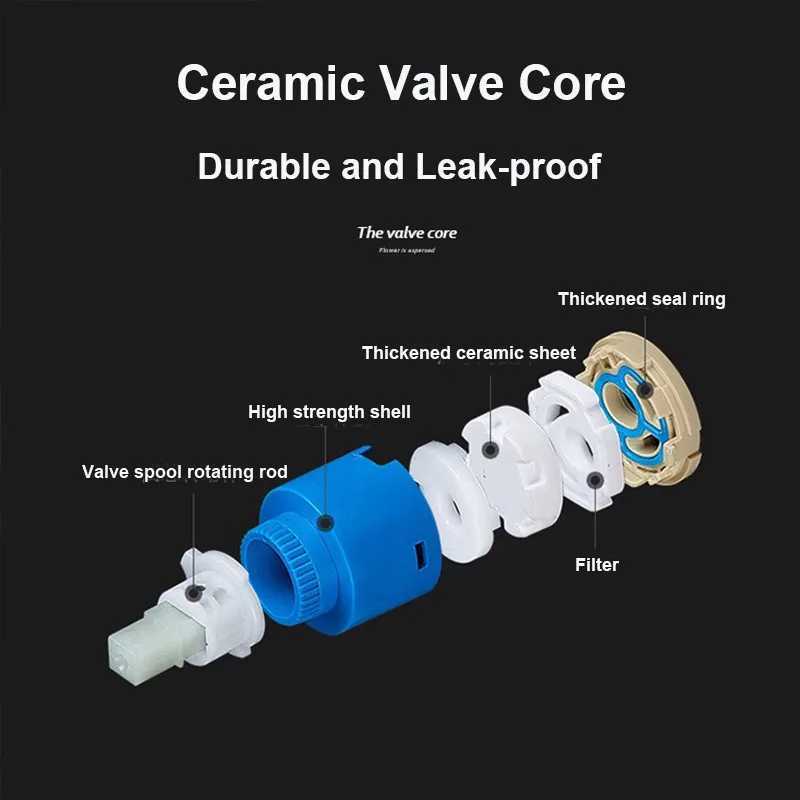 Kitchen Sink Faucet Copper alloy Bathro Basin Faucet Sink Tap Mounted Deck Bathro Hot And Cold Water Mixer Tap Y251104