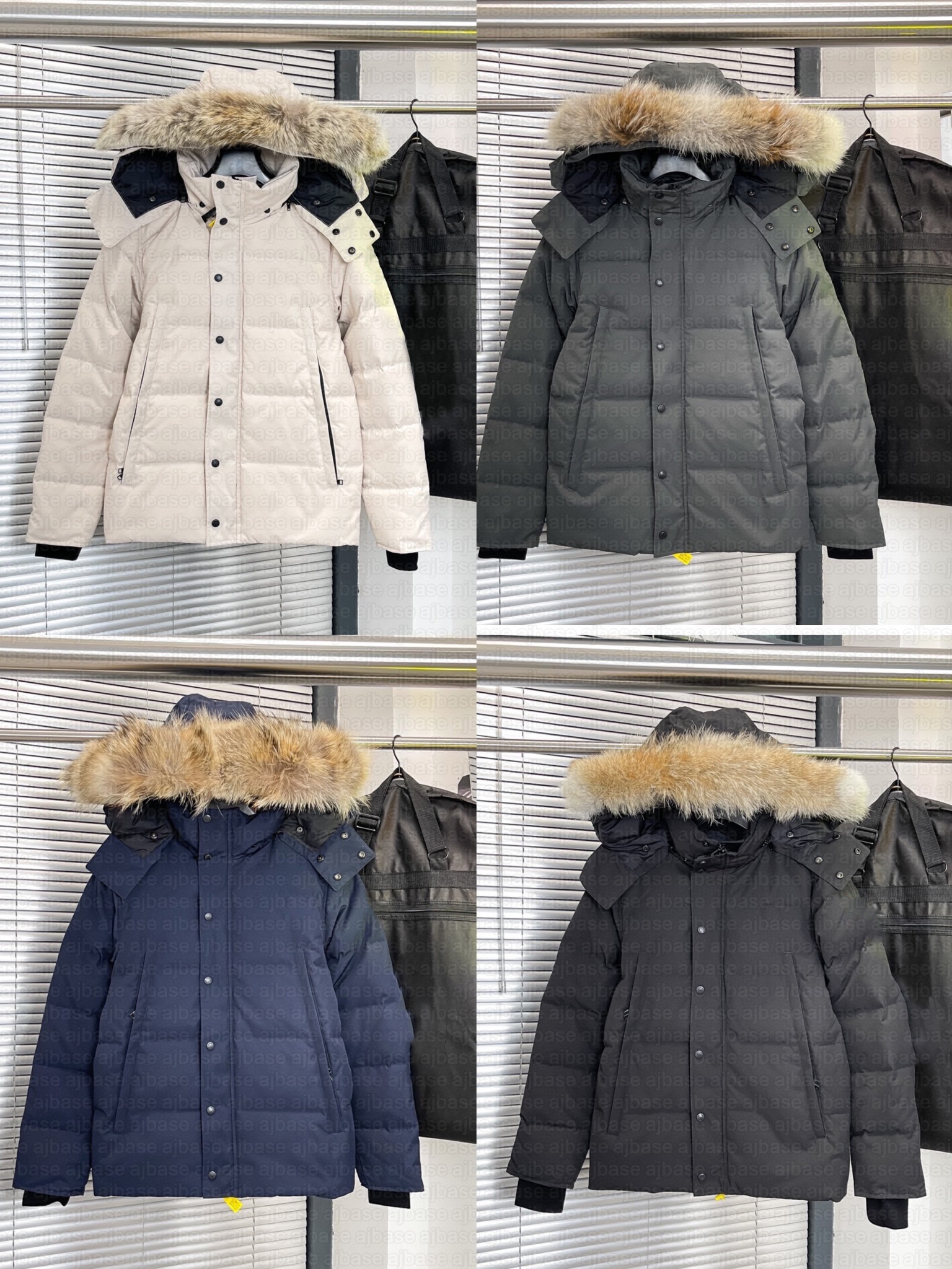 Designer Canada down jacket Wyndham mens luxury outdoor puffer coat jackets fashion winter warm trend hooded parkas thickened warmth feather coyote fur doudoune