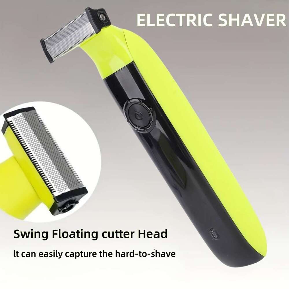 Rechargeable Men's Portable Electric Shaver, Underarm Leg Body Hair Trimmer - Great Gift For Father Or Boyfriend