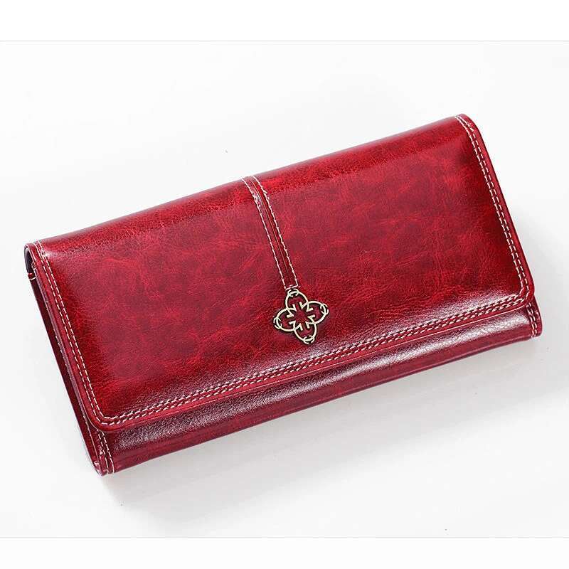 leisure New trend Women s Leather Wallet Long Fashion Money Bag Designer Handbag Card Clip