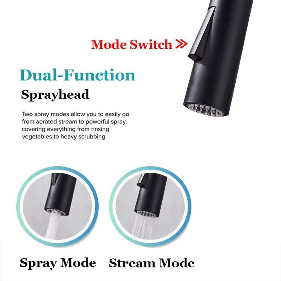 Hot and Cold Mixed Kitchen Faucet Stainless Steel Faucet Kitchen Sink Faucet Pl-out Kitchen Faucet Single Hole Faucet Y251104