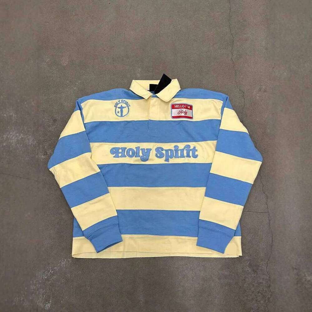 Street Style Letter Embroidered Men And Women Loose Sweatshirt Long-Sleeved American Retro Casual Top