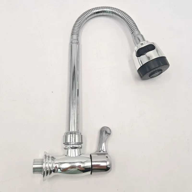 ZEXEF Articated Faucet Kitchen Sink Mixer Tap Household Wall Mounted Bathro Hose Swivel Modern ible Hole Accessory Y251104