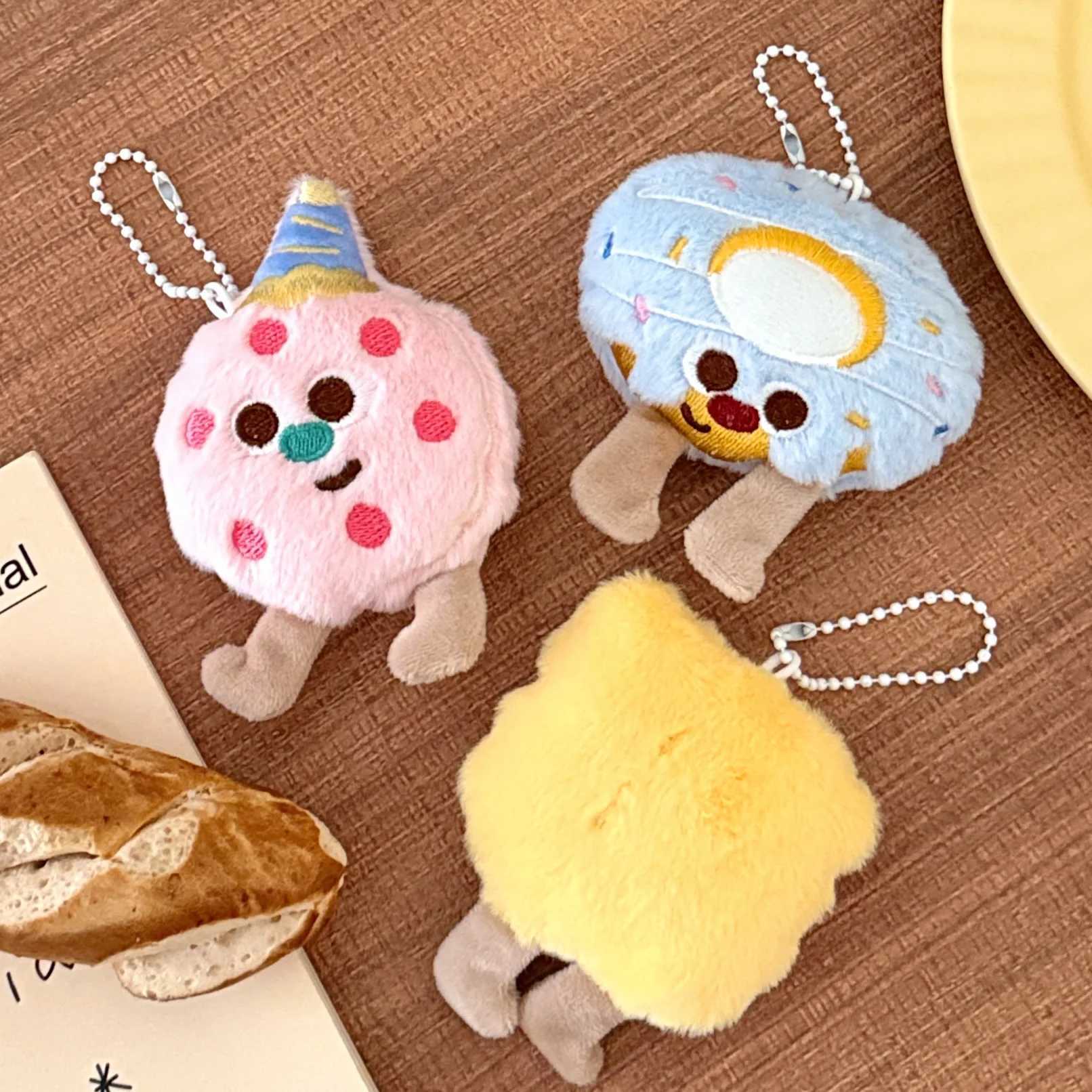 Creative Cookies Doll Pendant Food Plush Doll Pendant Versatile Decoration Pendant 2025 C251104