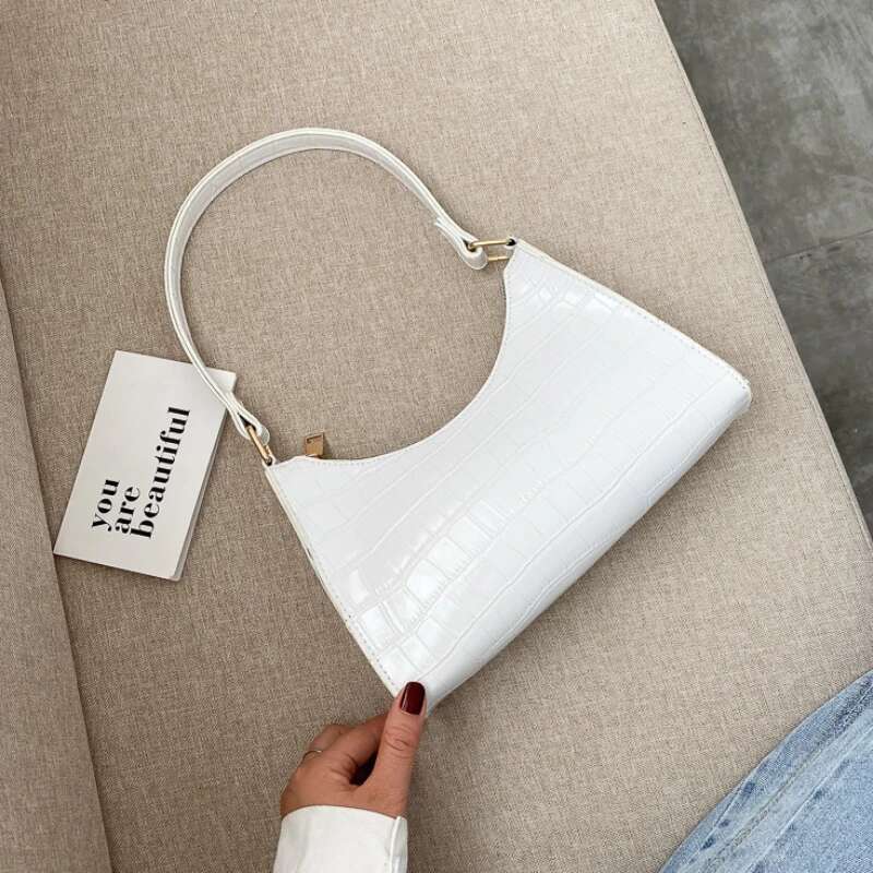 2025 Fashion Women's Handbag Retro Casual Handbag Shoulder Bag Designer Women's Leather Solid Color Chain Handbag2