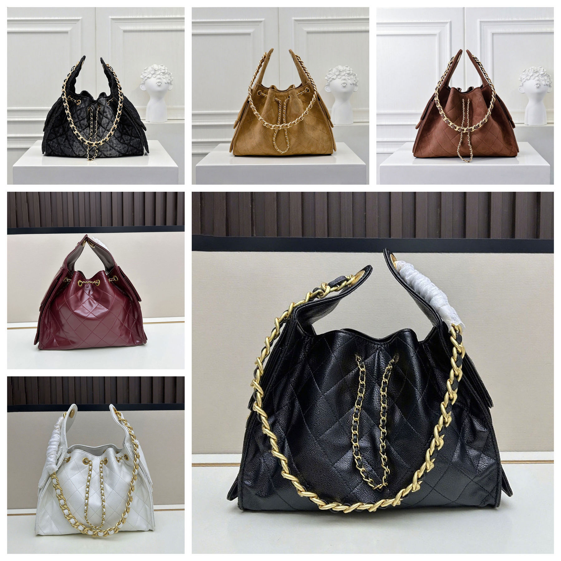 Designer Suede Tote Bag 25 Hobo bag Winter Luxury Drawstring Large Capacity Underarm Hippie Womens Fashion Weekend Shoulder