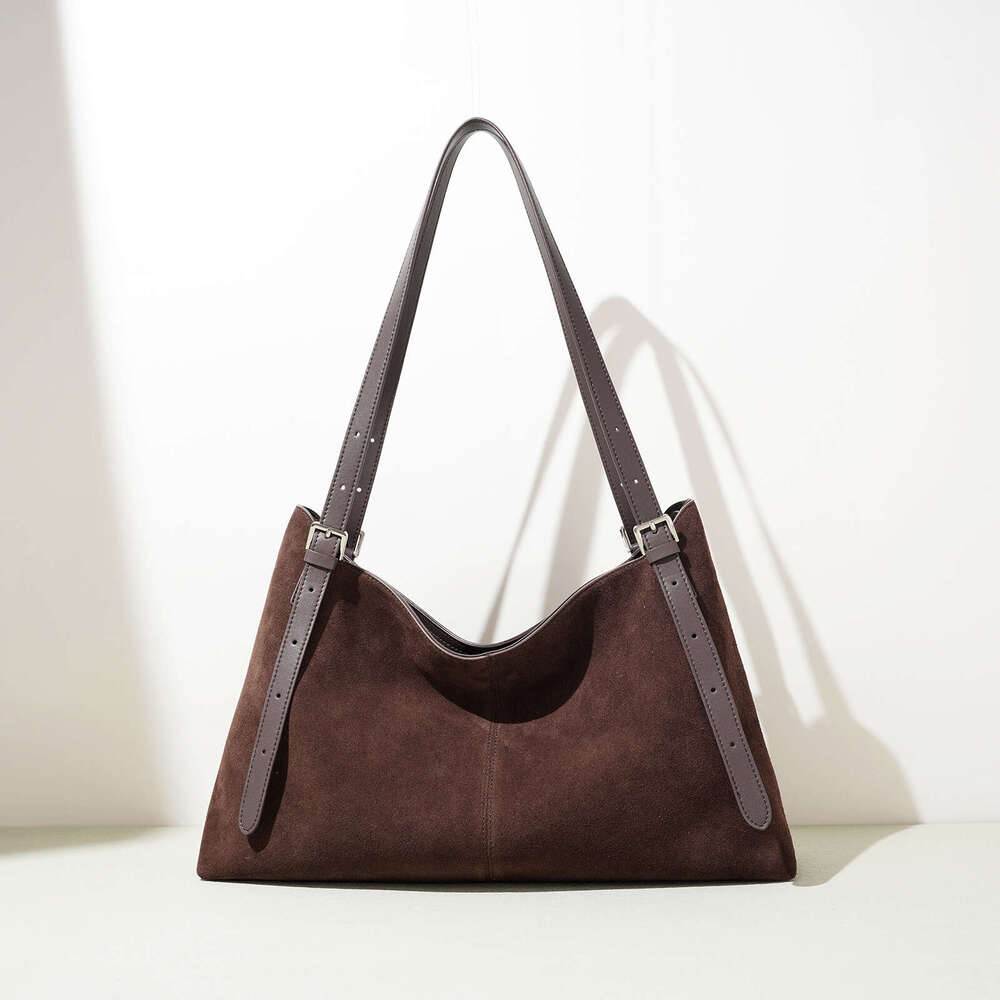 Luxury Bags Designer's New Autumn and Winter Fashion Large Capacity Leather Handbag Korean Version Simple Minority One Shoulder Women's Hand