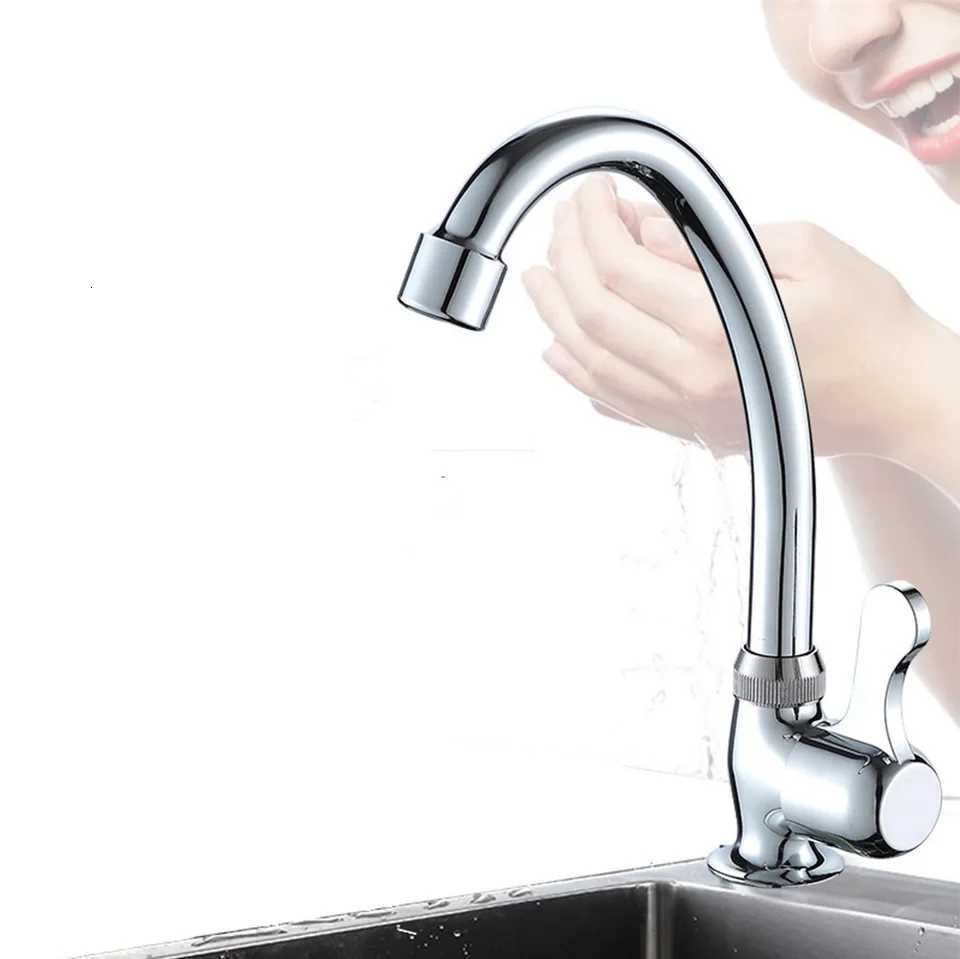 Kitchen Vertical Dish Basin Faucet Plastic Steel Kitchen Faucet Water ifier Single Lr Hole Cold Tap Kitchen Accessories Y251104