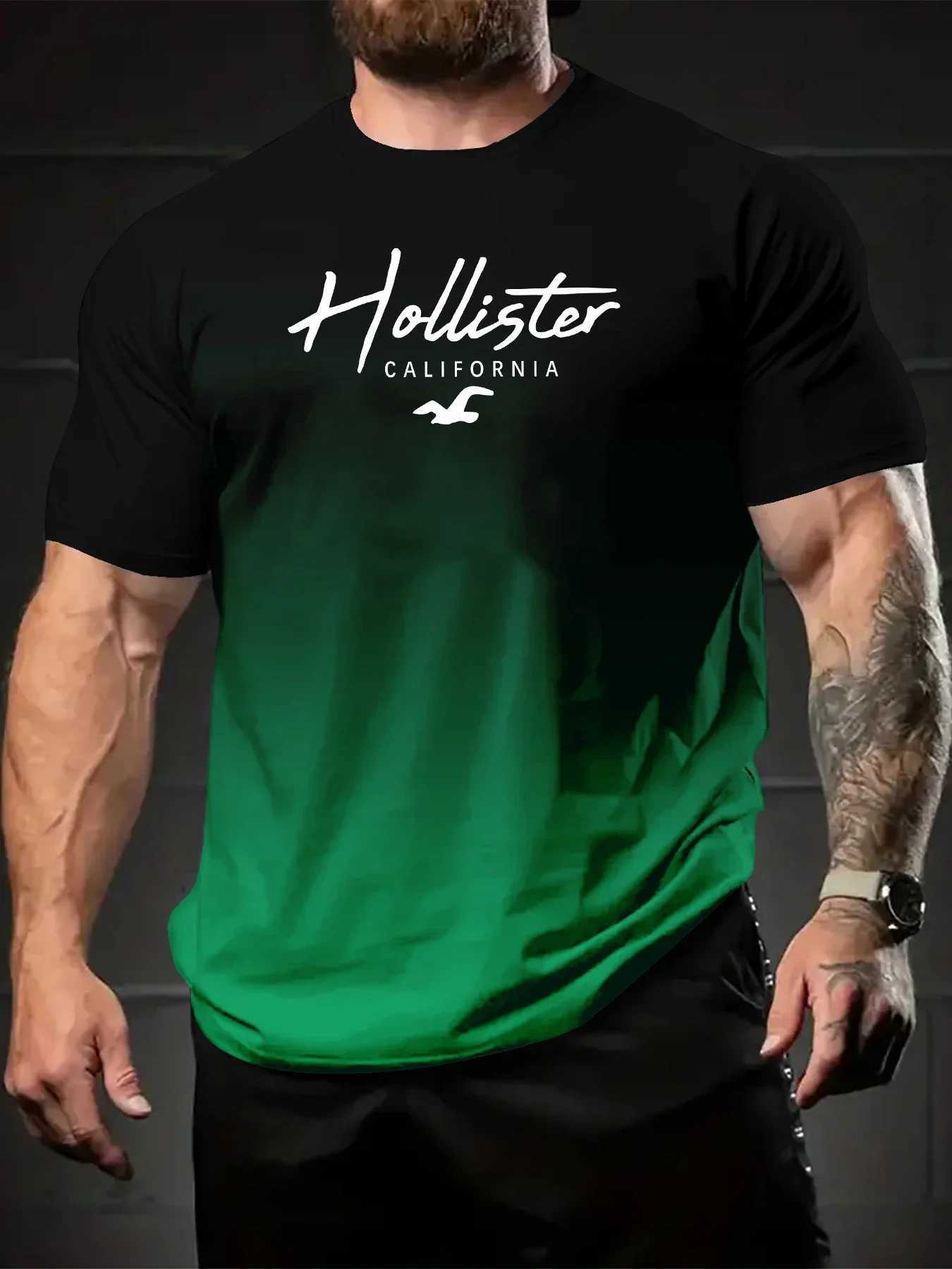 Gradient Color Vibrant Lightning 3D printed plus size mens and womens T-shirts with short sleeves for sports quick drying and breathability W250403