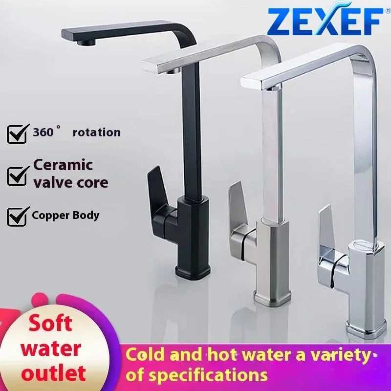 He Kitchen Basin Faucet With Sensor Splash Hot And Cold Square Universal Proof Sink Vegetable Accessory Water Cheap Tap Bath Y251104