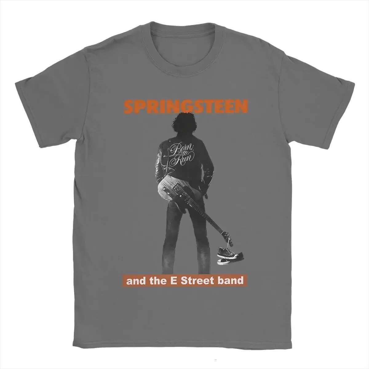 Men's Bruces The E Street Band Springsteens T Shirts Cotton Clothing Fashion Short Sleeve Crewneck Tees New Arrival T-Shirts