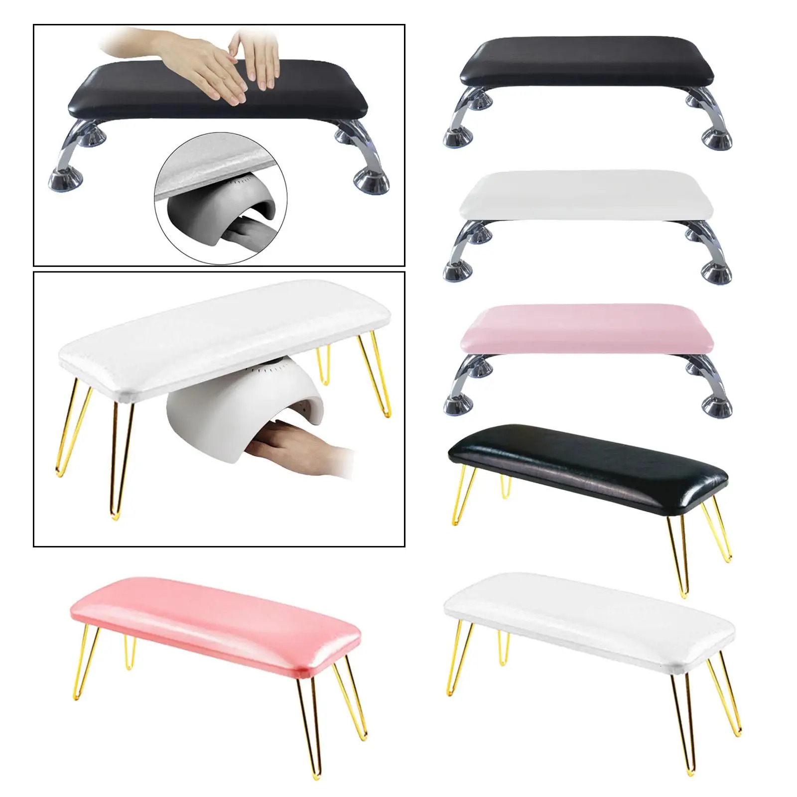 Nail Hand Rest Manicure Nail Rest Manicure Nail Tool Nail Table Mat Nail Cushion Hand Rest for Use By Nail Technicians A 250328