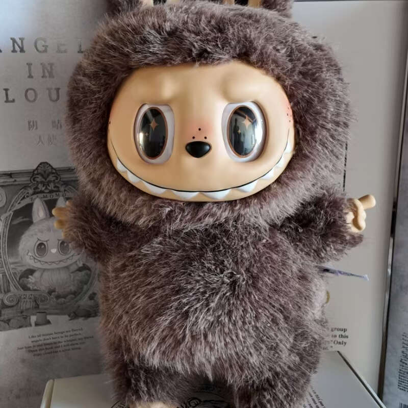 58Cm Labubu The Monsters Lovely ZIMOMO Labubu Angel In Clouds I Found You Cute Vinyl Face Doll Big Plush Toy Vinyl Face Dolls Blind Box Toy