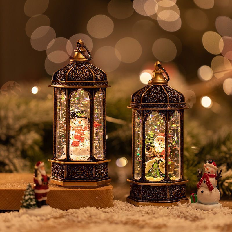 Music Box Lighting Decorative Lights Store Scene Arrangement Props Creative Christmas Eve Light Gift 231121