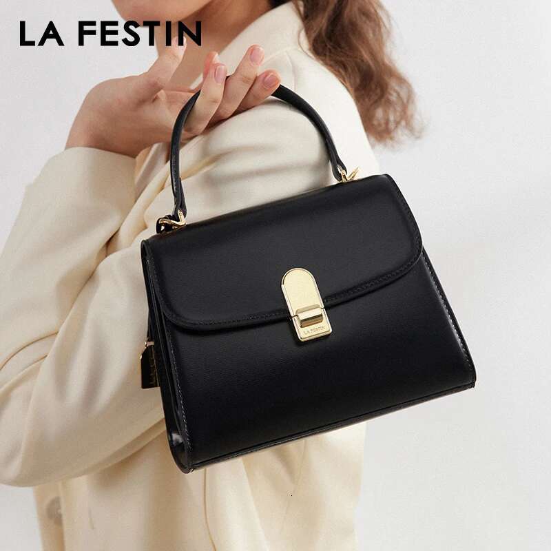 LA FESTIN Original Handbag Women's Bag Summer 2024 New Designer Leather Female Bags Crossbody Shoulder Bag