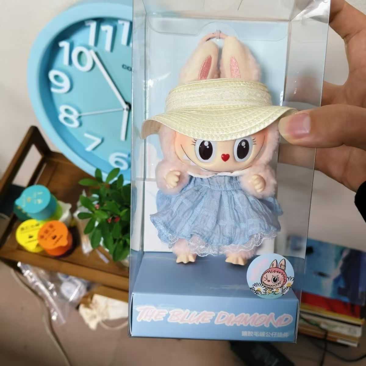 Trendy Sweetheart Series Doll Mokoko 1st 2nd and 3rd Generation Plush Pendant with Vinyl Pulling Fabric Cute Plush S2543
