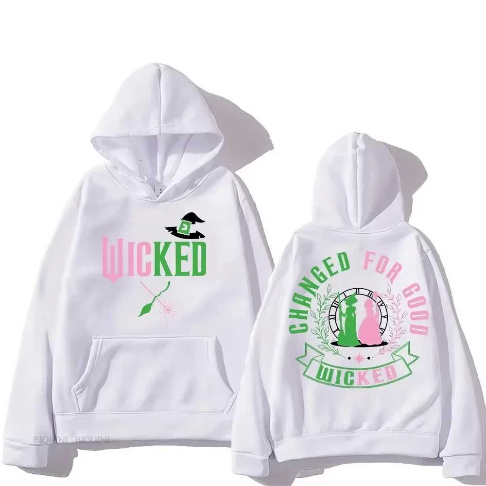 2025 Wicked Hooded for AutumnWinter Manga Hooded Retro Sweatshirt Funko Pop Comfortable Punk Clothes Sudaderas Casual Pullovers K251103