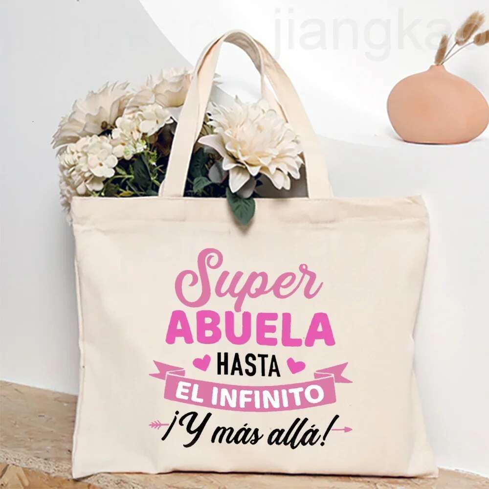 Are A Great Mother and An Incredible Grandmother We Love You Printed Tote Women Handbag Female Shoulder Bag Abuela Gift