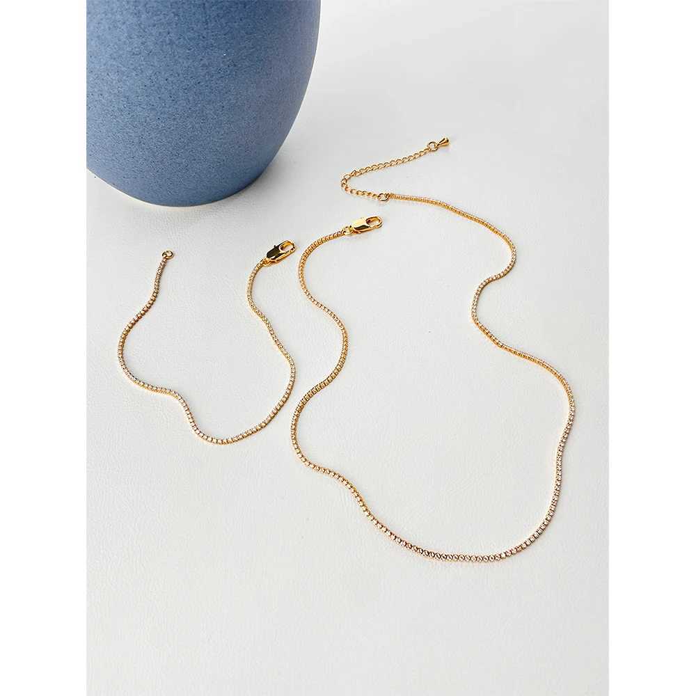 PerisBox 1mm Cubic Zirconia Chain Necklace Dainty Super Thin Tennis Choker Necklaces Jewelry for Women Donna Collane HotXJ251104