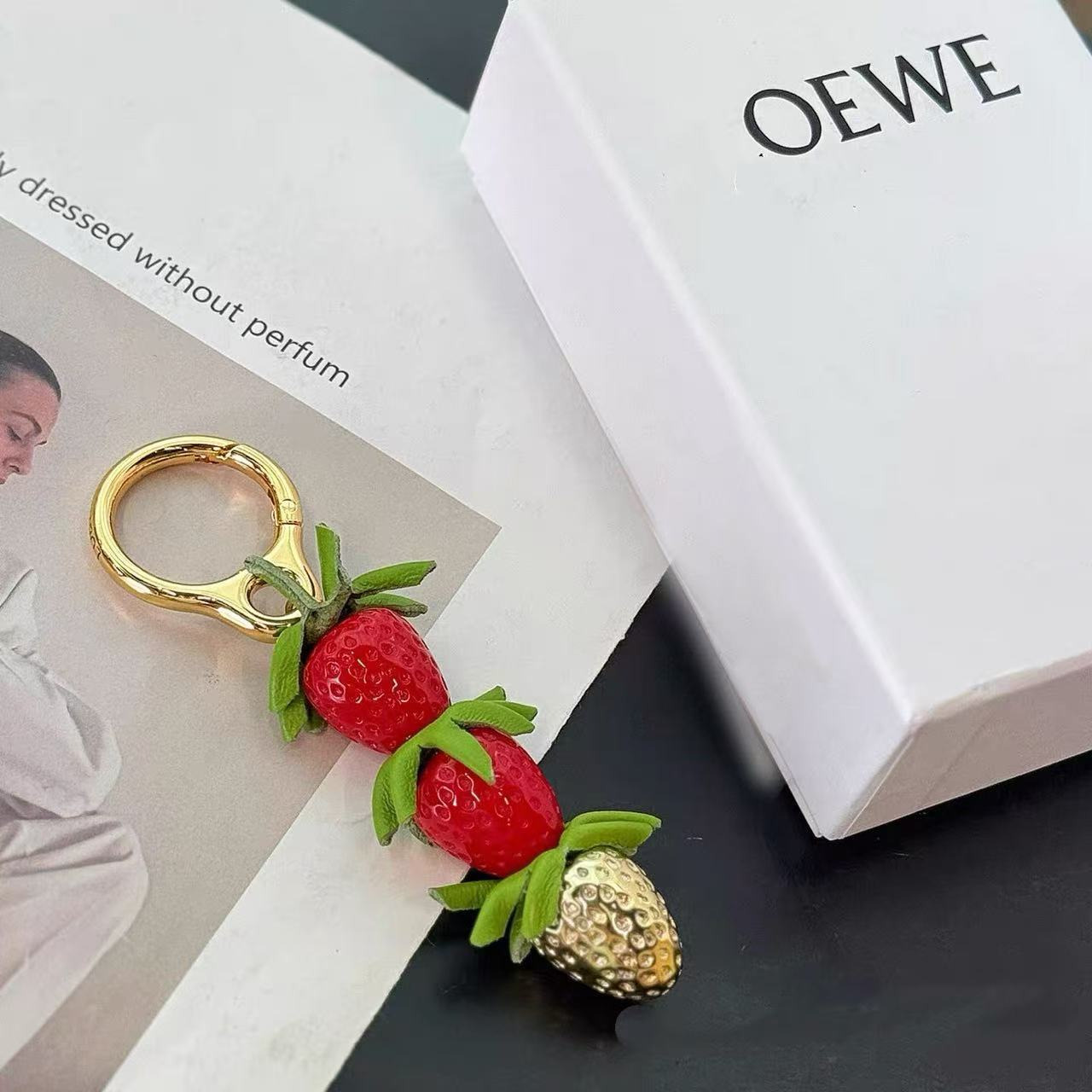 Bag charms Lavender Tomato vine charm in classic calfskin s Fashion style Woman Pendant suitable Cute Handbag Accessories TUES Z260130