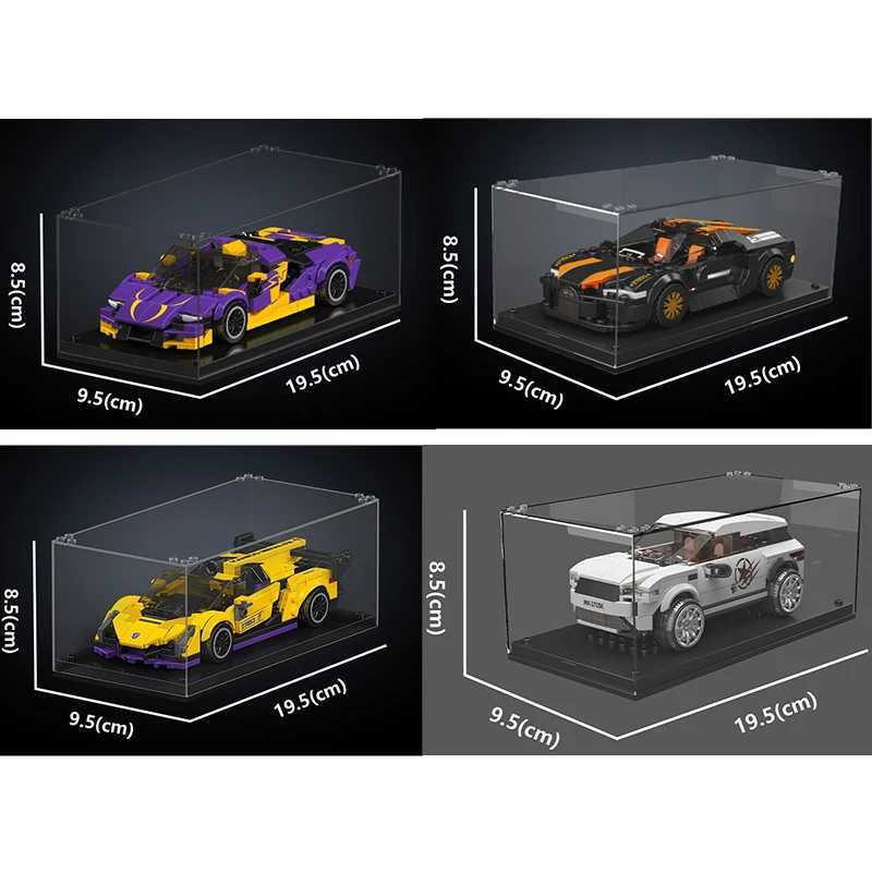 MOULD KING Supercar Racing Car Building Blocks Set Sports Car Model with Display Box Collect Ornaments for Kid Holiday Gifts C251104