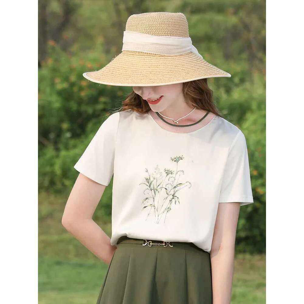 Short Sleeve T-Shirts For Women Summer Slim New O-Neck Casual Tees Spliced Fashion Female Clothes