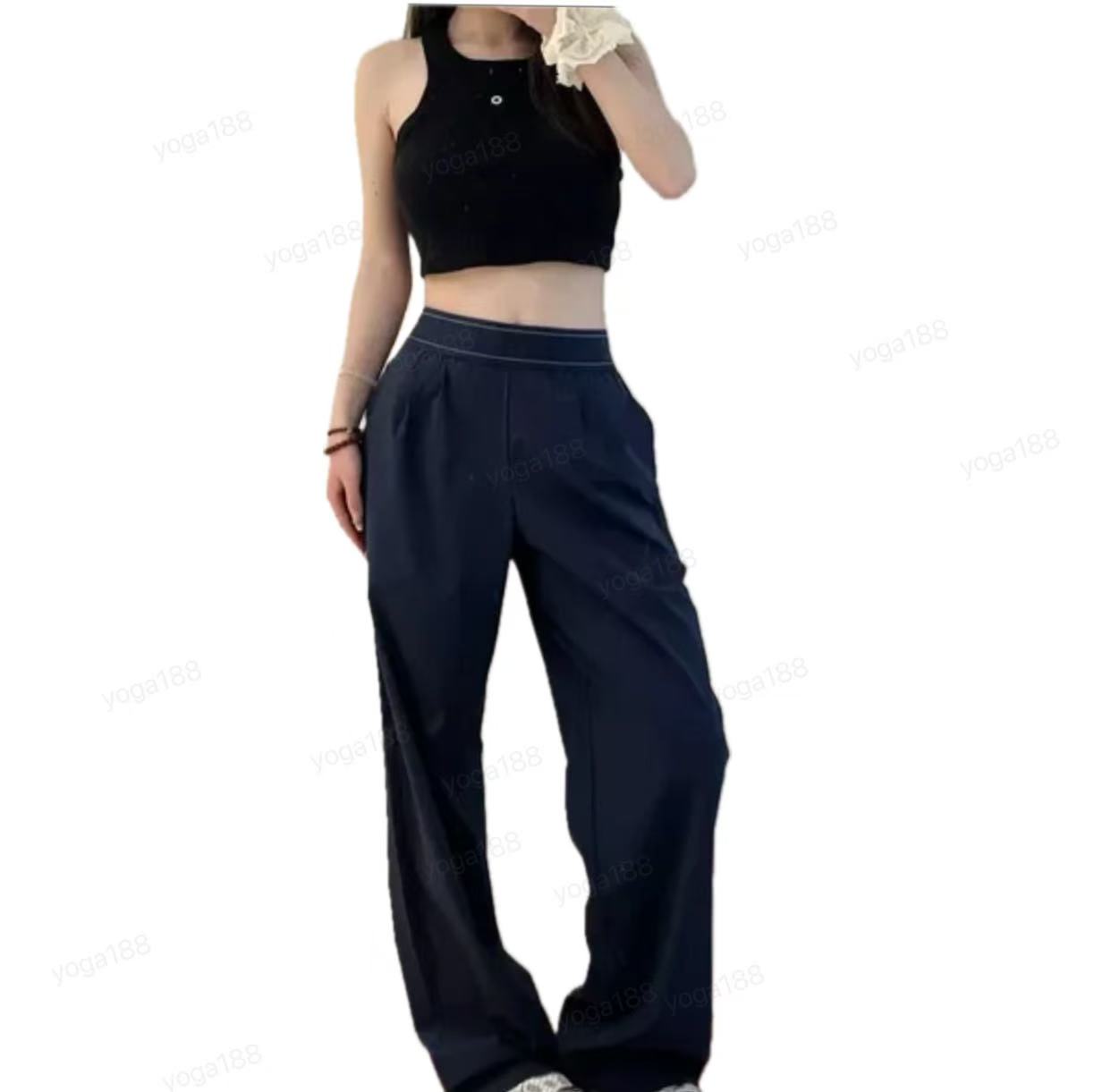 new yoga pants pant sport loose and comfortable comfortable yoga womens Sweat sweatpants Designer Sweatpants Womens Yoga Suit Pants top tank gym set