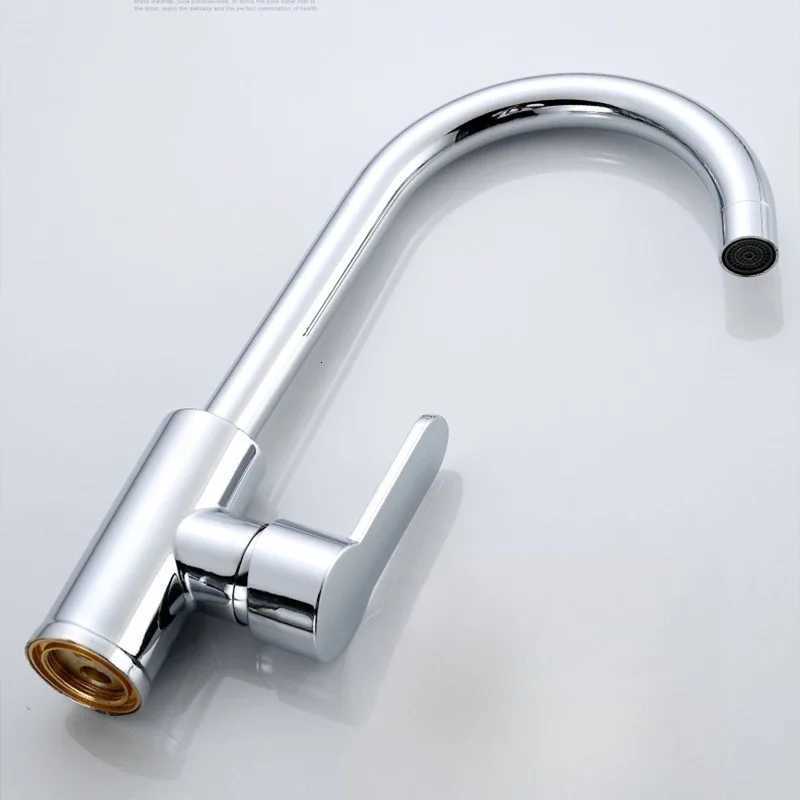 Chre Stainless Steel Single Handle Hot And Cold Mixer Water Tap Kitchen Faucet Sink Faucet Deck Mounted Bathro Faucet Y251104