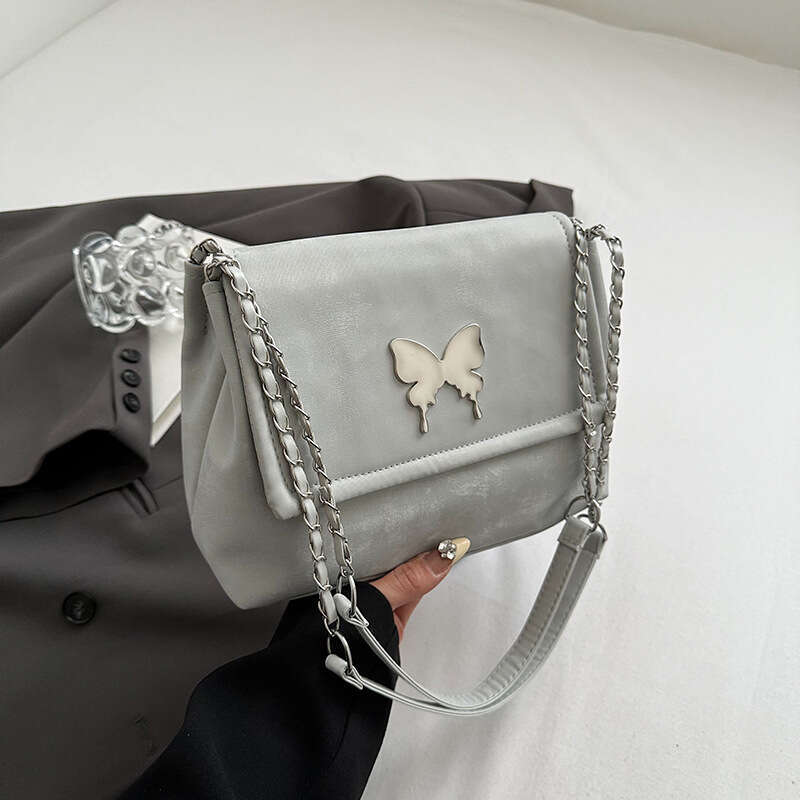 Korean version simple large capacity for women's 2024 spring/summer new item bow underarm fashionable shoulder bag