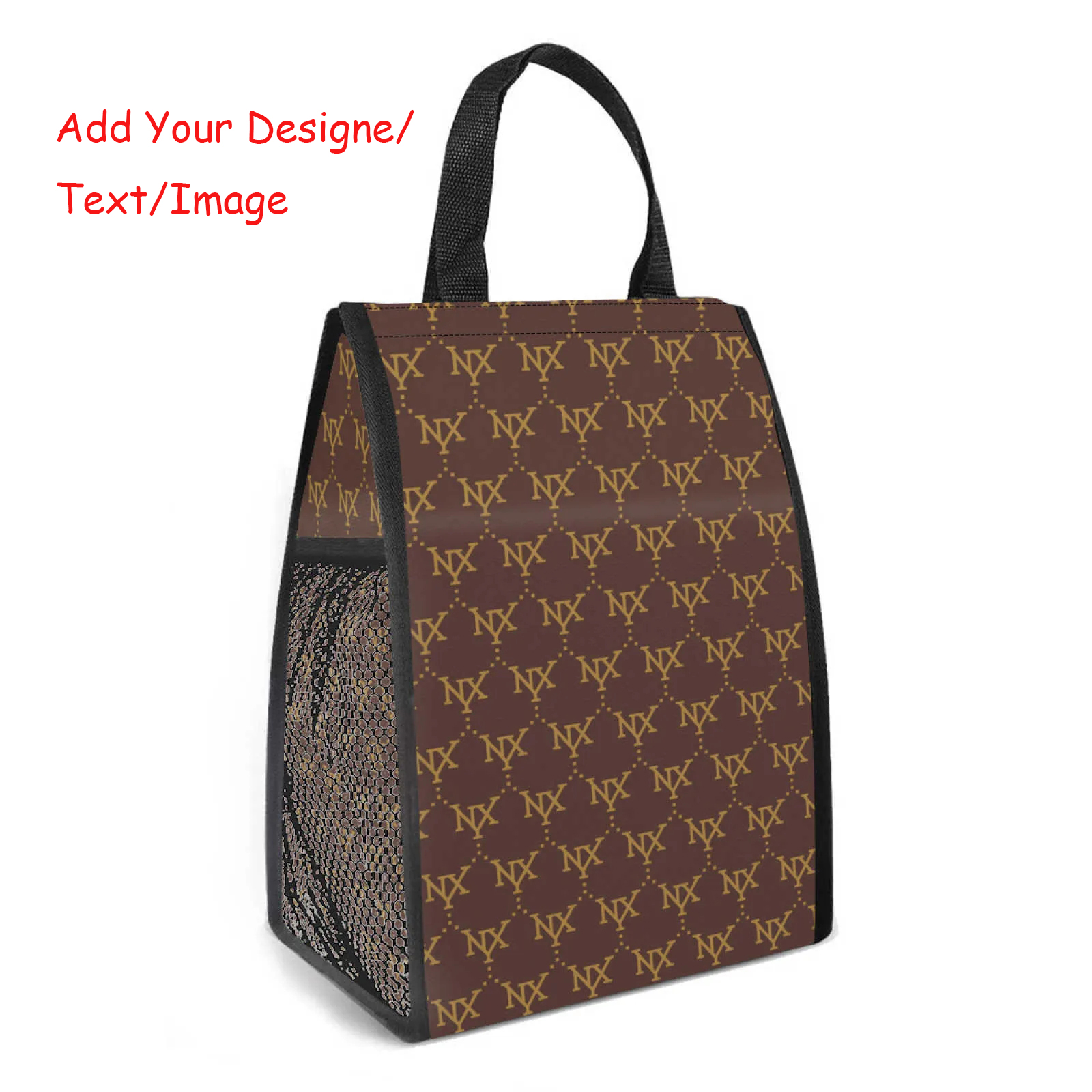 NXY Custom Insulated Thermal Lunch Bags For Men Women Breakfast Lunch Box Organizer Waterproof Camping Food Drink Cooler Bag Picnic Travel 250107