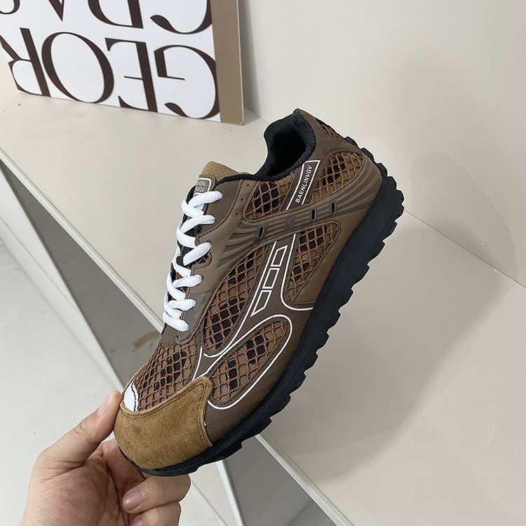 Women's Mesh Silver Chunky Sneakers 2025 Summer Style Internet Celebrity Thick-soled Sports Casual Shoes