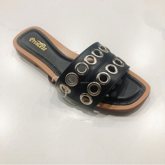 New Designer Sandals With Free Shipping Slippers 2025 Craftsmanship Women's Summer Hollow Flat Bottom Cool Drag One Word Fashionable And Comforta