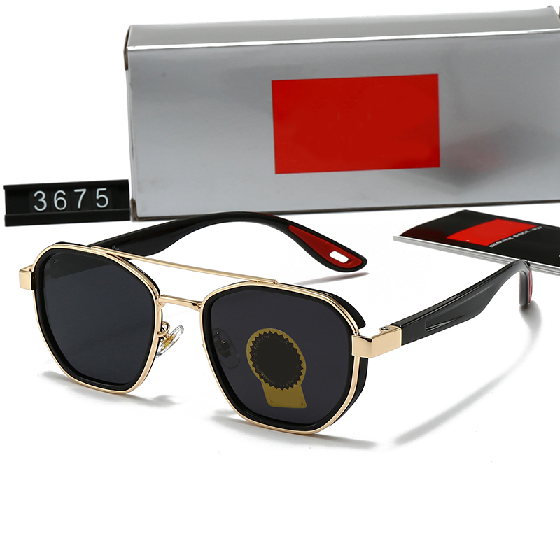 Top luxury Sunglasses lens designer womens Mens Goggle senior Eyewear For Women eyeglasses frame Vintage Metal Sun Glasses With Box 3675