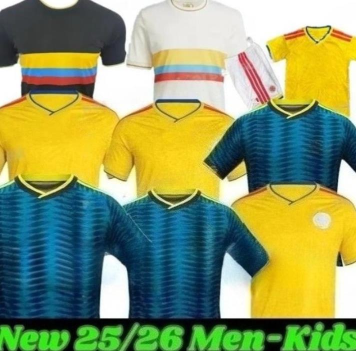 25 26 colombia Centenary soccer jersey 100-years anniversary LUIS DIAZ james L.DIAZ J.LERMA Copa America men kids kit Football uniform fans 666