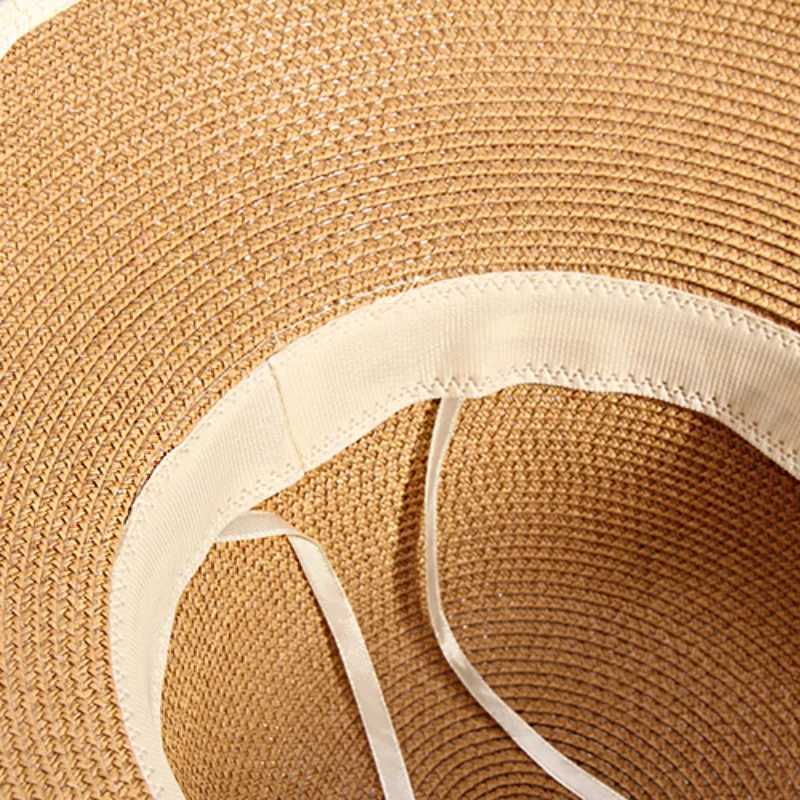 Womens sun hat beach hat elegant Hepburn style sun hat retro designer travel sun hatT250403