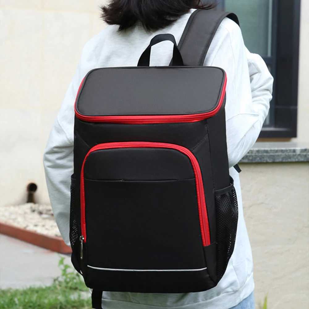 30L Cooler Backpack Leakproof Insulated Lunch Bag Camping Backpack for Outdoor Camping Hiking Picnics BeachC250407