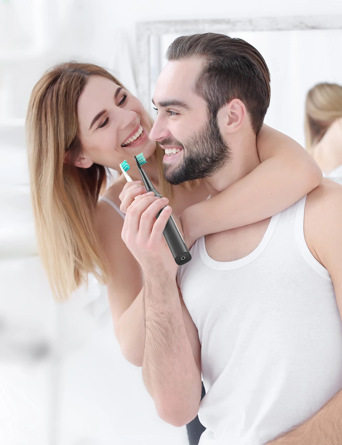 Fairywill Sonic Electric Toothbrush FWD7 Set USB Charging Box Suitable for Adults with Head and 5speed Intelligent Time 250325