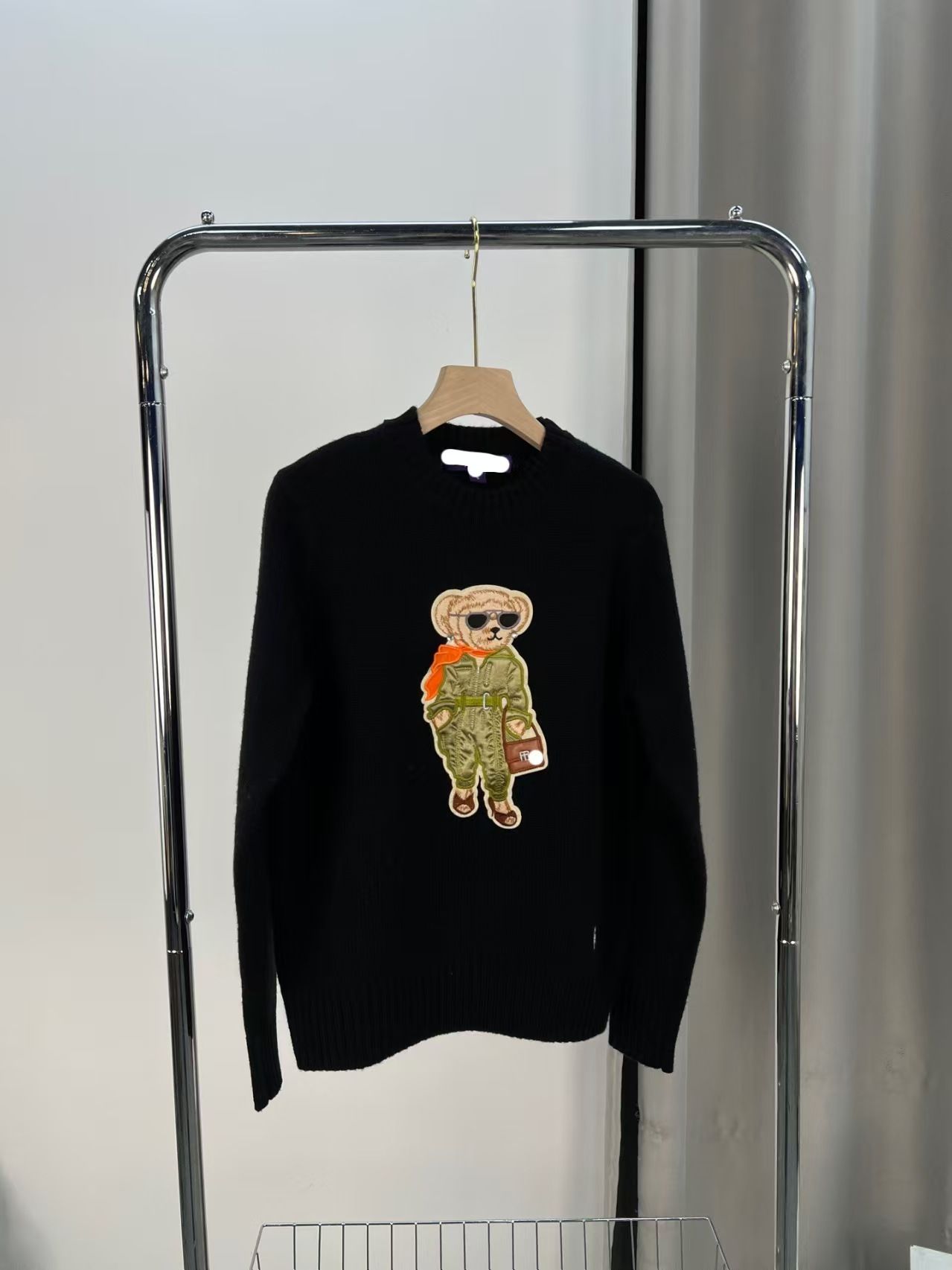 Womens Sweaters Sweaters Winter Soft Basic Women Pullover Cotton Bear Pulls Knitted Jumper Teddy Bear Embroidery Unisex bear Sweaters S-XL S251125