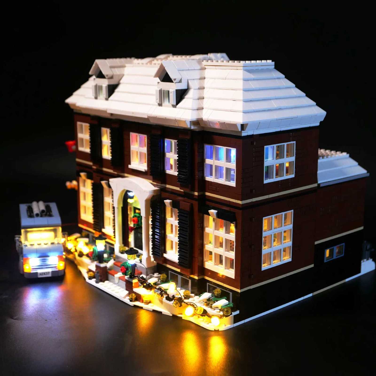 LED Lighting Kit Compatible with 21330 Home Alone House Building Blocks Model Remote Control Lamp Accessories Lights Only K251103