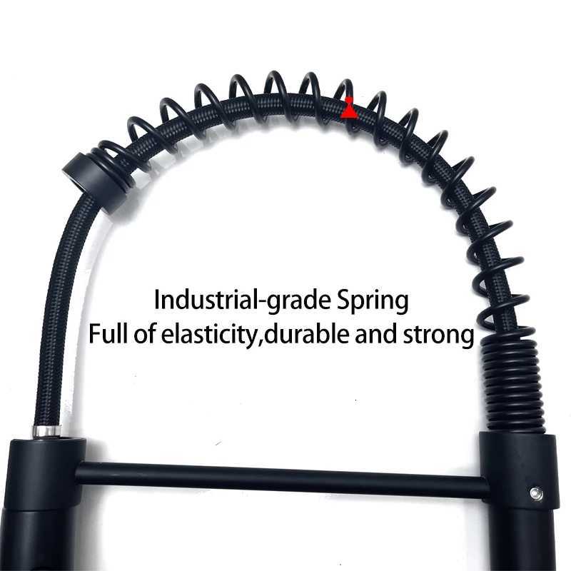 Kitchen Pl Down Spring Sink Faucet 360 Rotation Hot Cold Mixer Tap Y251104