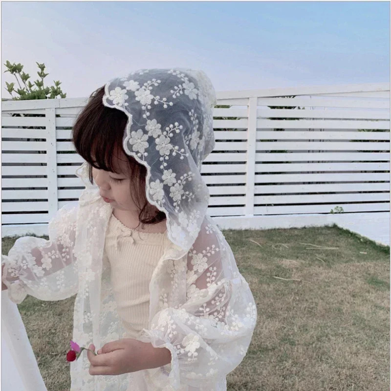 Baby sun protection clothing cute floral jacket for girls full zipper childrens 19 years 250325